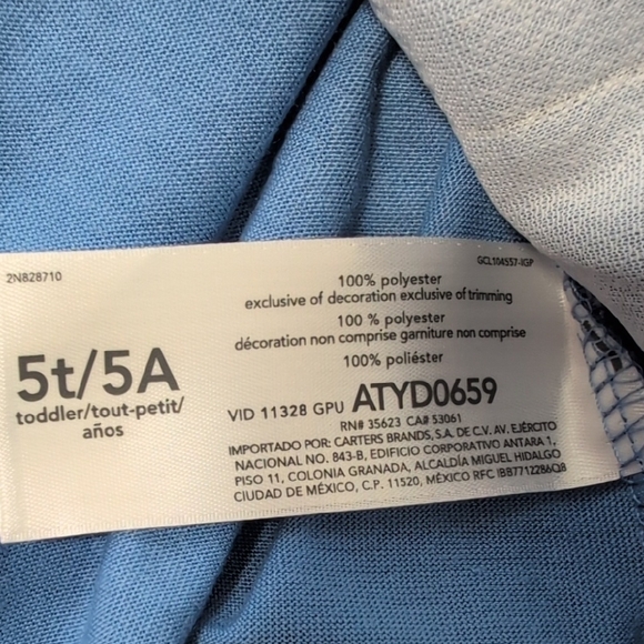 Carter's kids 4-piece T-Shirt & shorts Set - Picture 7 of 7